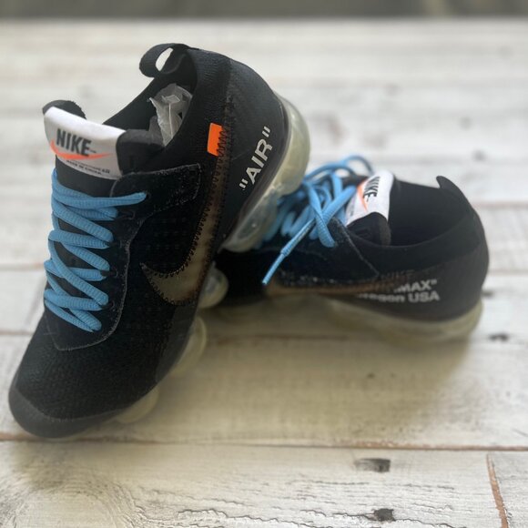 Off-White x Nike Vapormax Black 2017 2018 Size 5M 6.5W VNDS - Picture 1 of 6